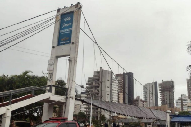 Nova ponte pênsil entre Torres e Passo de Torres