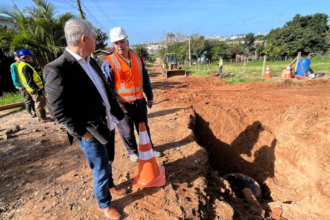 Obras de esgotamento sanitário