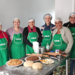 capacitação em massa de pastéis e pão de milho