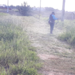 manutenção na Praia Yara