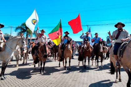 Semana farroupilha em Torres